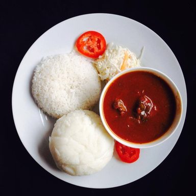 Beef dish at Heritage Hotels Arua