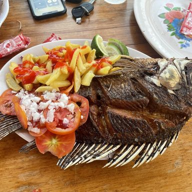 Fish dish at Heritage Hotels Arua